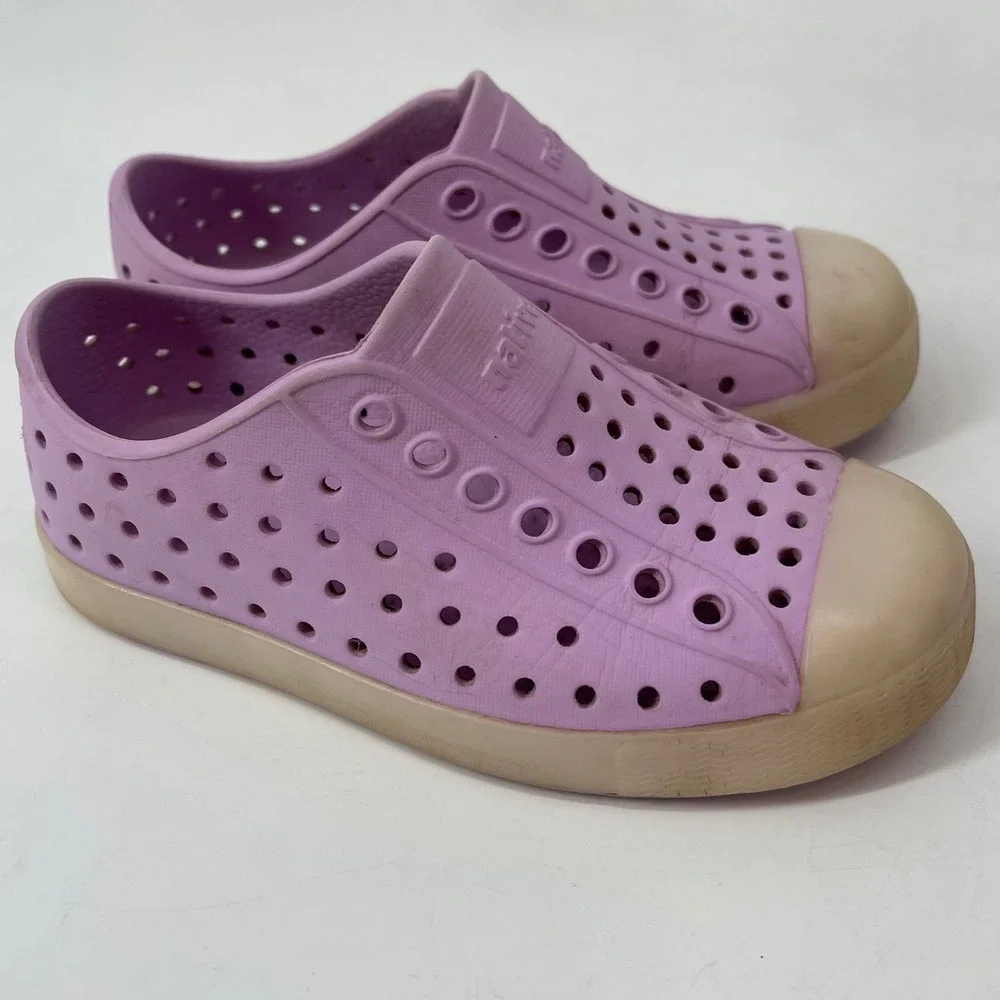 Native‎ Jefferson Shoes Kids Lilac Water Shoes Size 9C Summer Outdoor
